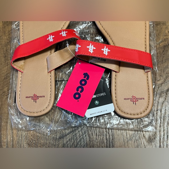 Houston Rockets Women's Double-Strap Sandals - Picture 4 of 8